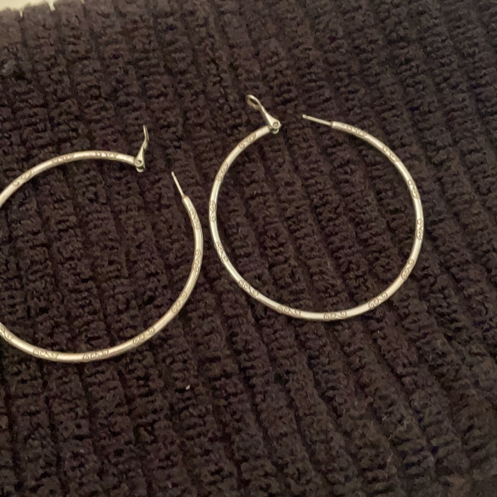 Brighton Silver Hoops